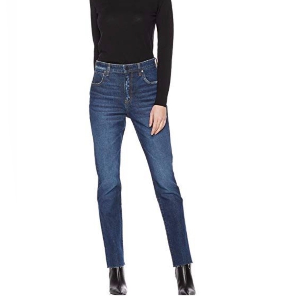 HALE BY AG NWT NADINE HIGH RISE STRAIGHT LEG JEAN - Picture 1 of 15